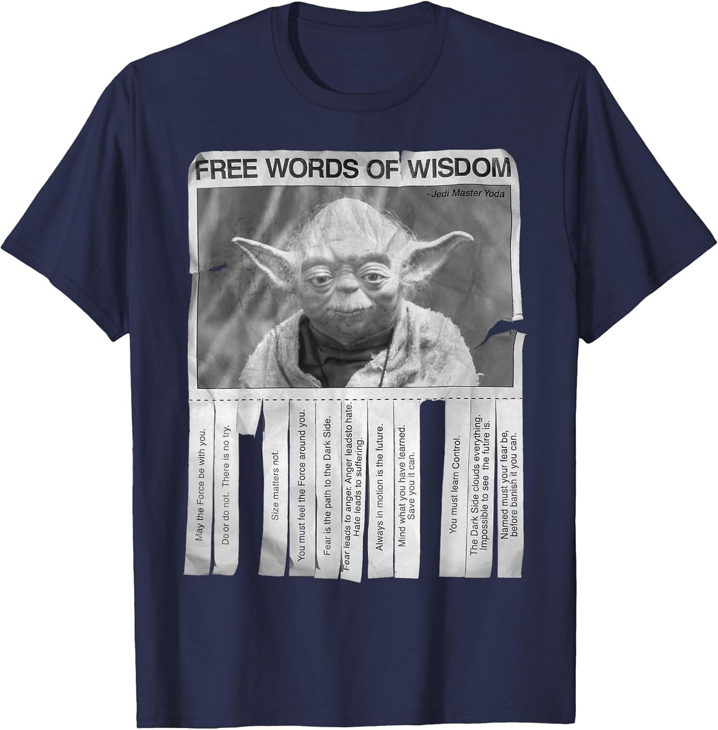 Star Wars Yoda Poster Words Of Wisdom Graphic