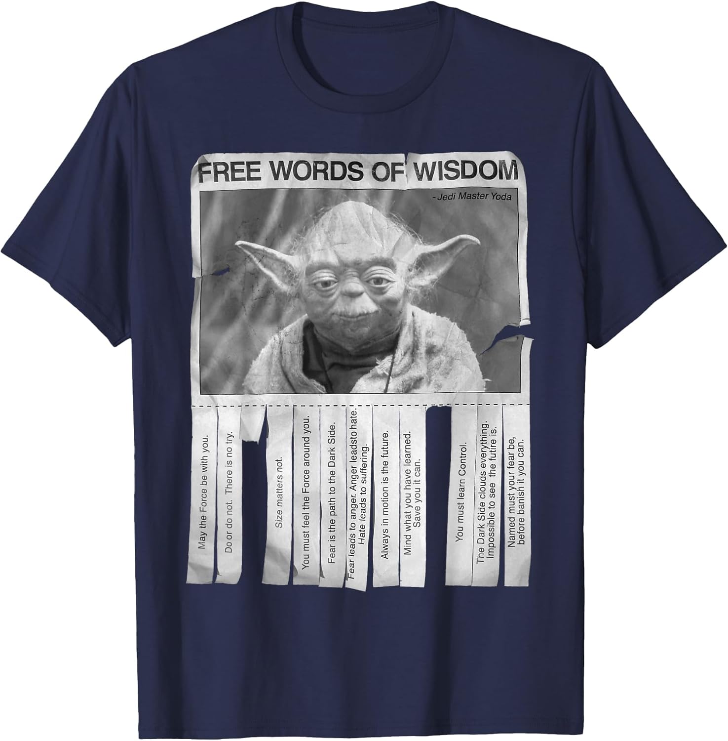 Star Wars Yoda Poster Words Of Wisdom Graphic