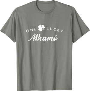 One Lucky Mhamo Shirt, Cute St. Patrick's Day Shamrock Gift