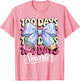 Cute 100 Days Smarter School Teacher Girls Kids Coquette Bow