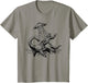 Bigfoot Riding Loch Ness Monster Funny Sasquatch Nessie