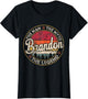 Brandon The Man The Myth The Legend Personalized Name