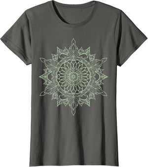 Zen Grow Line Art Mandala Peaceful Botanical