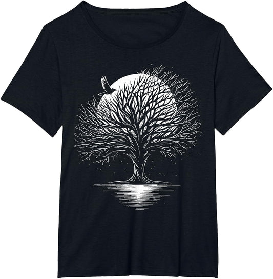 Outdoors Nature Tree and Moon
