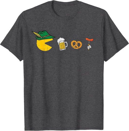 Funny Gamer Oktoberfest Lederhosen Drinking Beer Festival