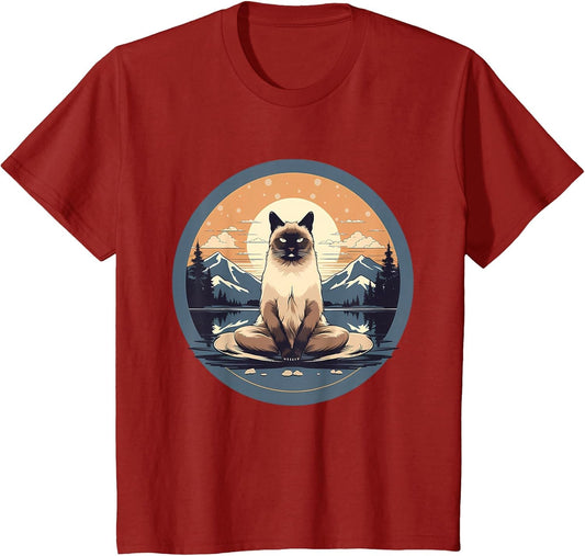 Snowshoe Cat Meditation Yoga