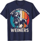 Easily Distracted by Weiners Funny Dog Lover Retro