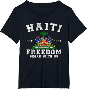 Freedom Began with Us Haitian Flag Day Haiti Flag Women Men