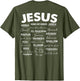 Jesus is King Names of God Hebrew Jesus Christian (On Back)