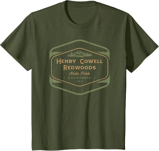 Henry Cowell Redwoods State Park California Retro Vintage