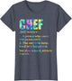 Chef Definition Cooking Kitchen Funny Cook Saying Tie Dye