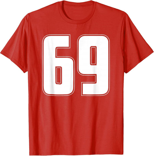 Halloween Group Costume #69 Sports Jersey Number 69