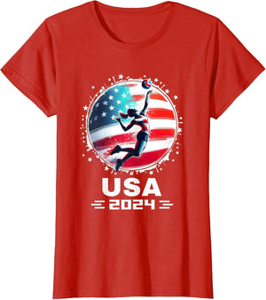 USA Team 2024 Volleyball Shirt Women Kids Volleyball