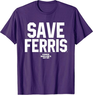 Ferris Bueller White Save Ferris