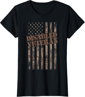 Disabled Veteran Lives Matter American Flag US Veterans Day