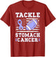Tackle Stomach Cancer US Flag Periwinkle Ribbon Football