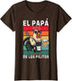 Retro El Papa de lo pollitos Funny Spanish Dia del Padre