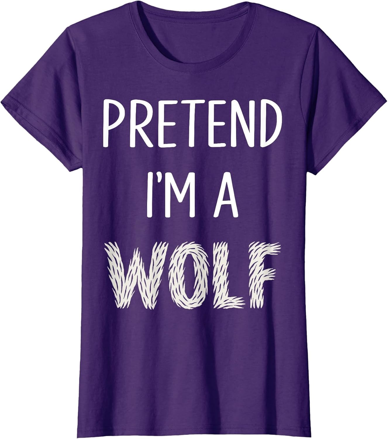 Pretend I'm A Wolf Funny Lazy Wolf Halloween Costume