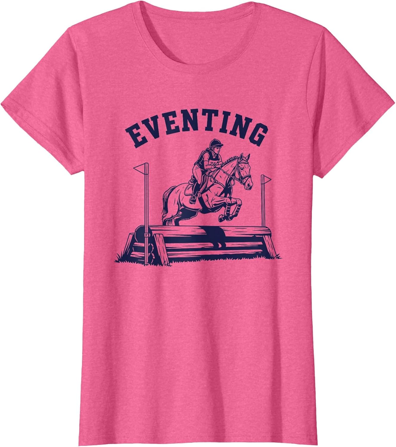 Cross Horse Rider Country Eventing Horse Silhouette Design