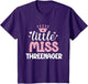 Little Miss Threenager Girl Happy 3rd Birthday Girl Toddler