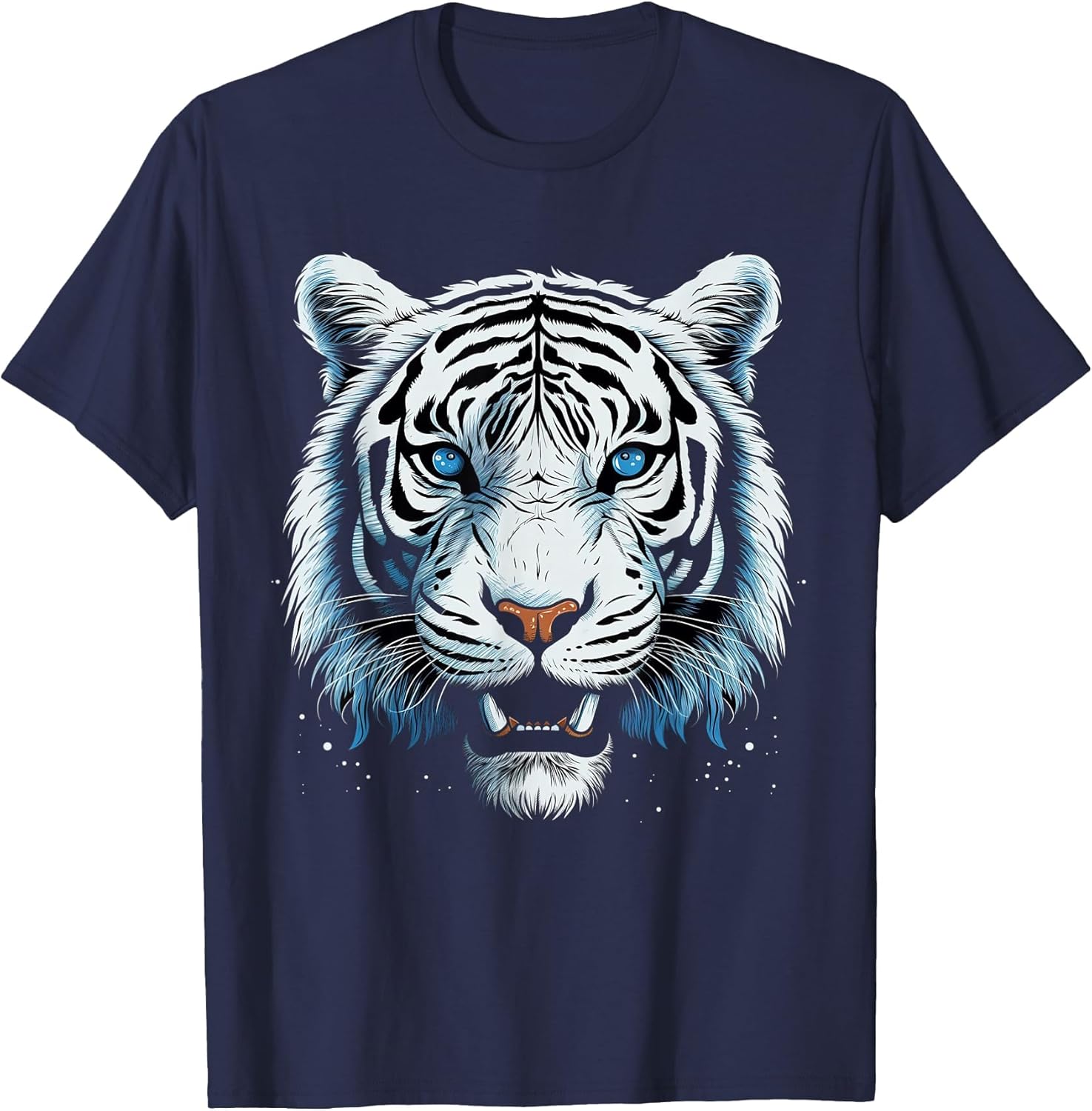 White Tiger Blue Eyes Wild Cat Animal
