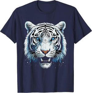 White Tiger Blue Eyes Wild Cat Animal