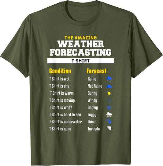The Amazing Funny Meteorology Meteorologist Weather Forecast