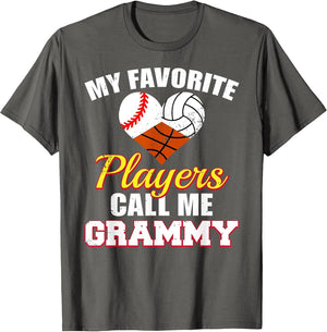 My Favorite Players Baseball Volleyball Basketball Grammy
