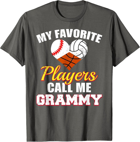 My Favorite Players Baseball Volleyball Basketball Grammy