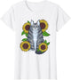 Floral Sunflower Mainecoon Cat Lover