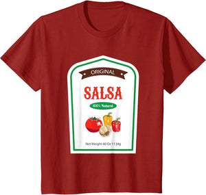 Salsa Family Sauce Costume Halloween Uniform T Shirt
