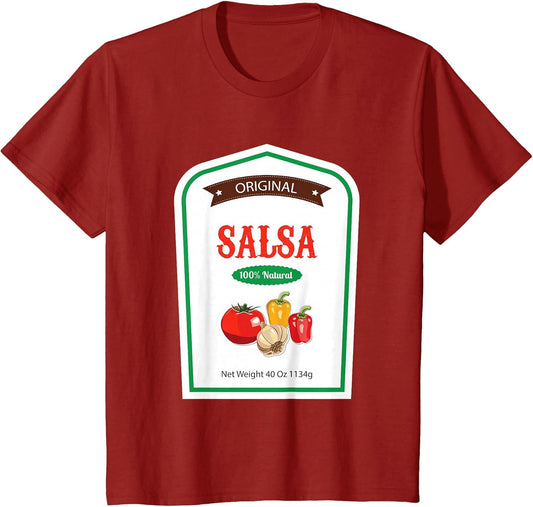 Salsa Family Sauce Costume Halloween Uniform T Shirt