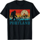 Portland Oregon Bigfoot Vintage Mountain Pride Hiking Hunter