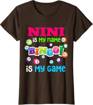 Funny Player Nini is My Name Bingo is My Game Special