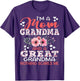 I'm A Mom Grandma A Great Grandma Nothing Scares Me Floral
