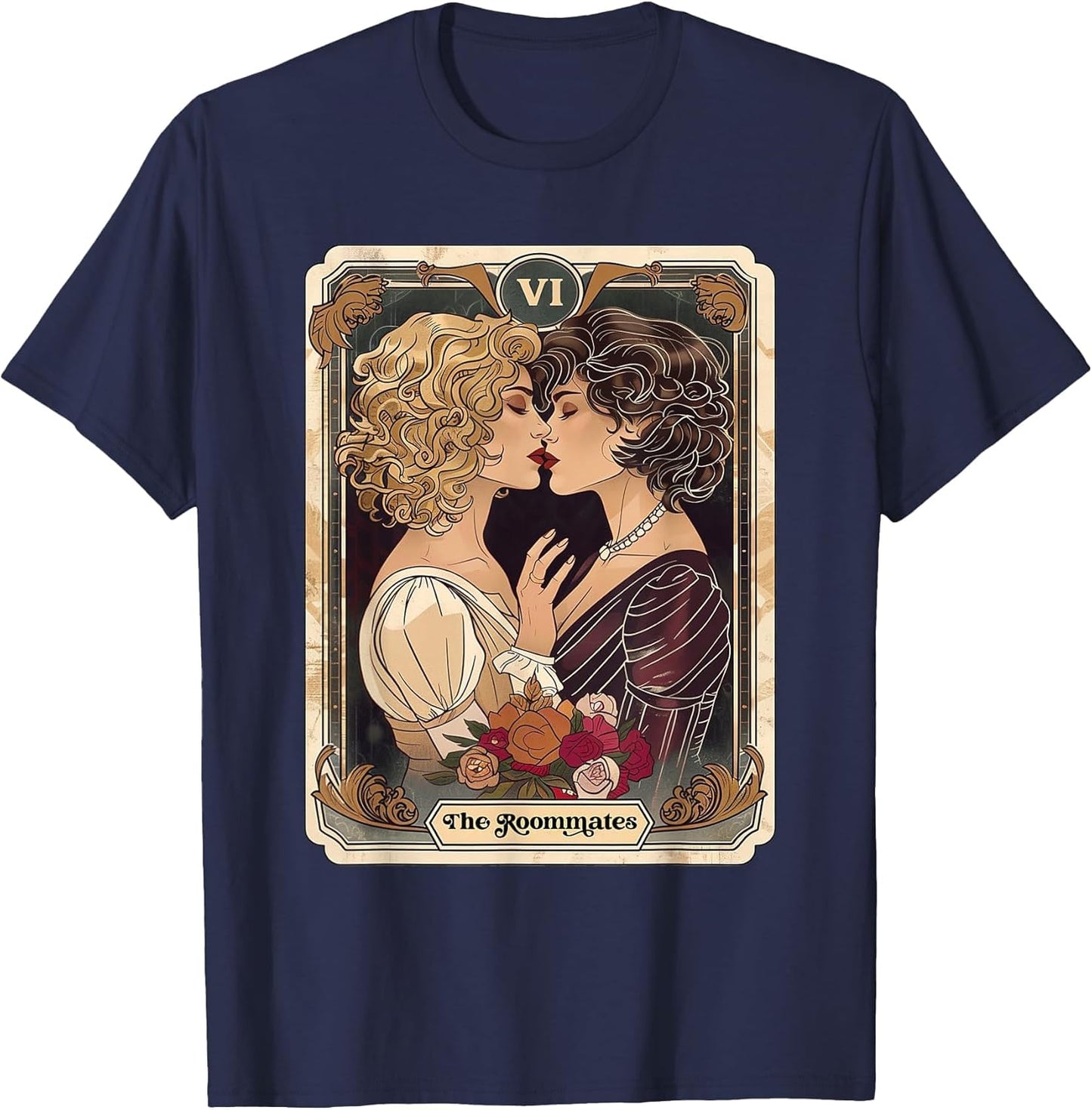 Vintage Lesbian Pride Tarot Card and They were Roommates