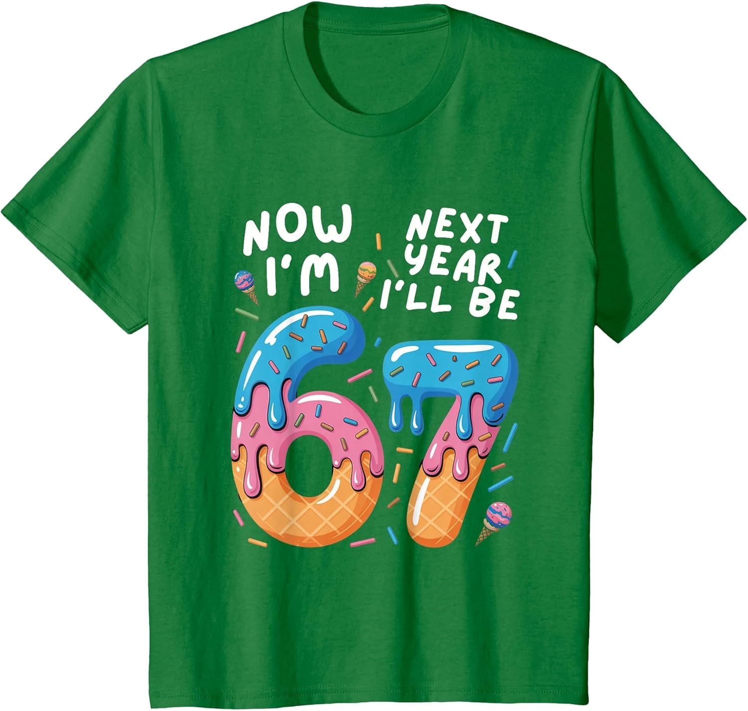 6 Year Old Birthday 67 Trend Now I'm 6 Next Year I'll be 7
