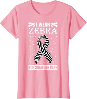 Carcinoid Cancer Zebra Stripe Ribbon Awareness Fighter