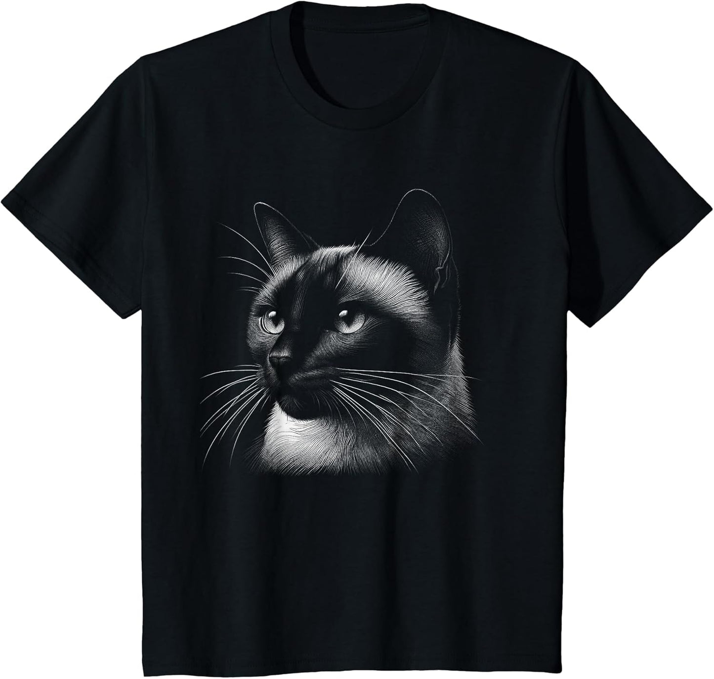 Siamese Cat Face Art Design