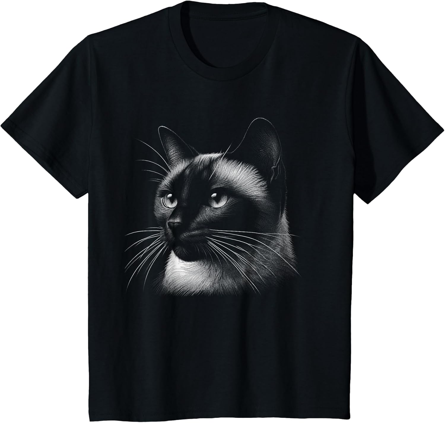 Siamese Cat Face Art Design