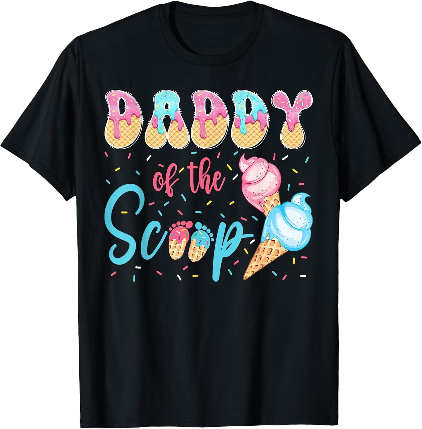 Daddy of The Scoop Ice Cream Gender Reveal Baby Shower