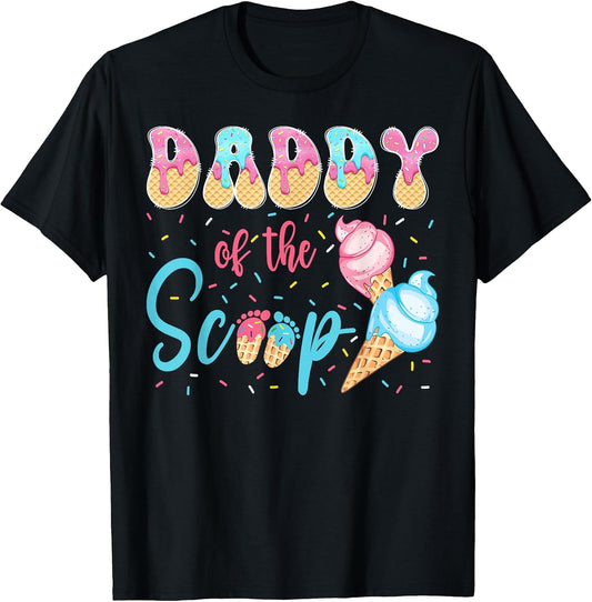 Daddy of The Scoop Ice Cream Gender Reveal Baby Shower