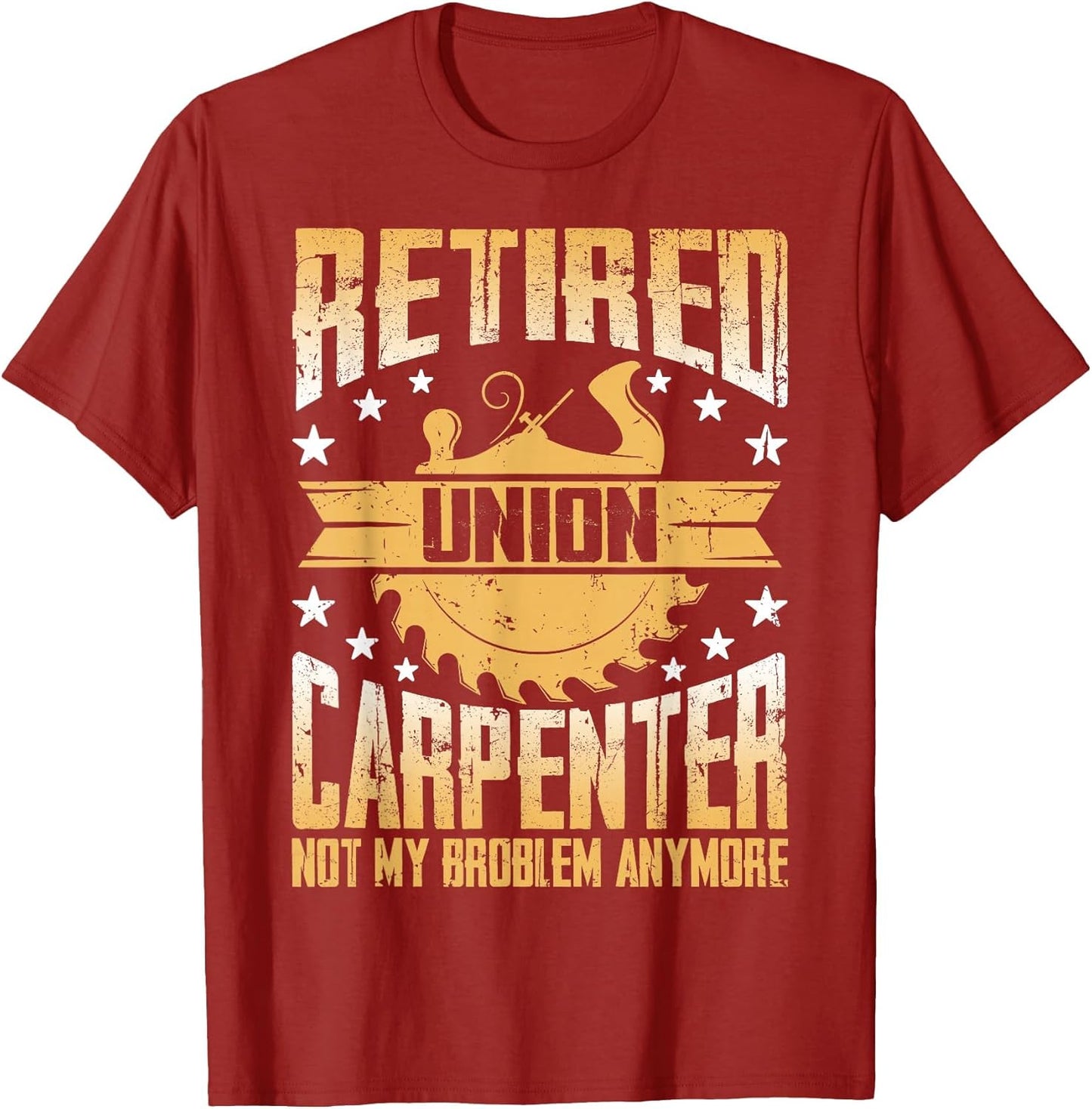 Retired Union Carpenter Shirt Union Carpenter Retirement