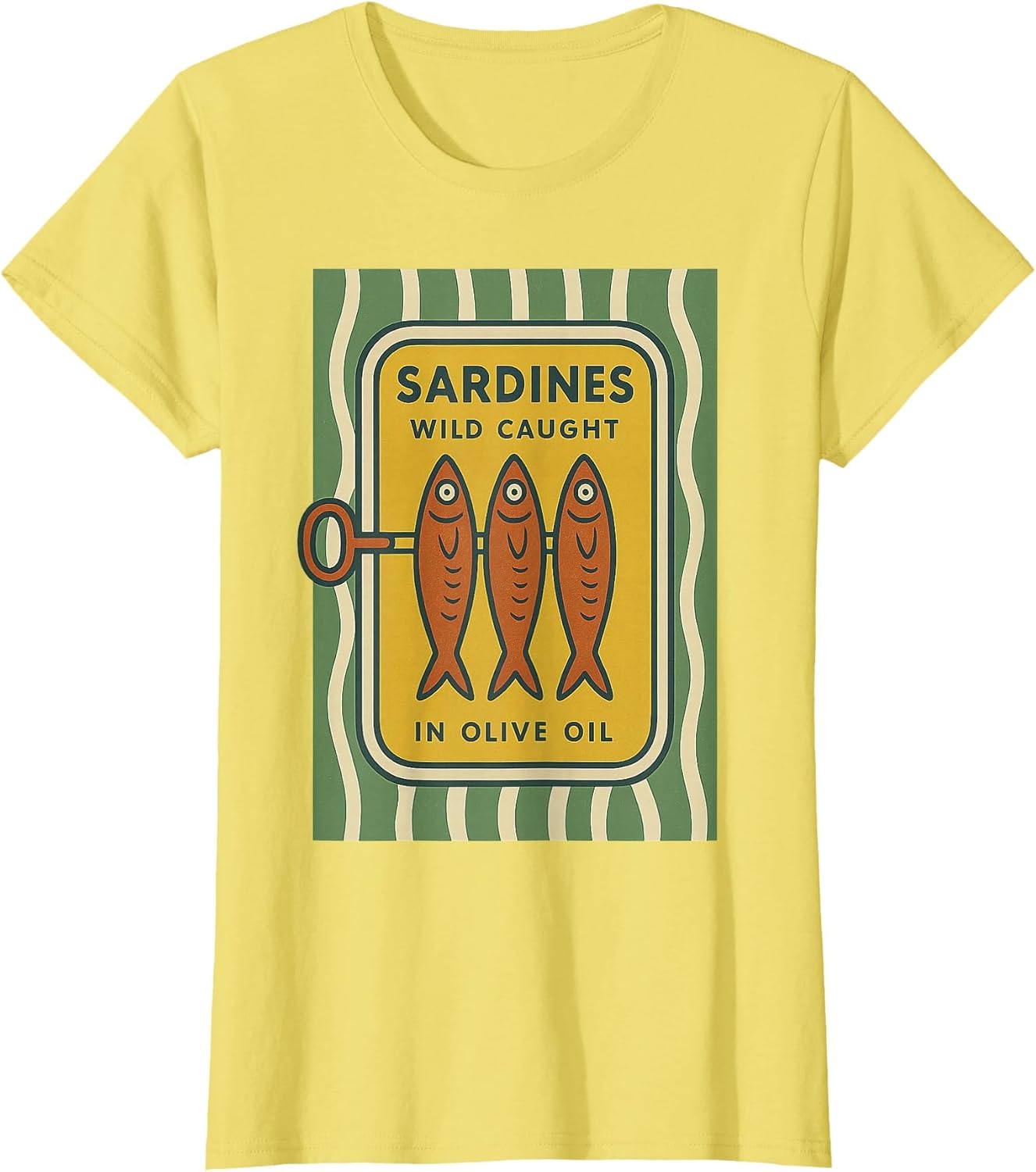 Sardine Retro Cute Vintage Fish Tin - Classic Mediterranean