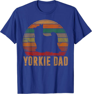 Retro Yorkshire Terrier Dad Dog Owner Pet Yorkie Father