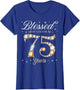 Blessed by God for 75 Years Old 75th Birthday Party