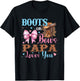 Boots or Bows Papa Loves You Gender Reveal Family