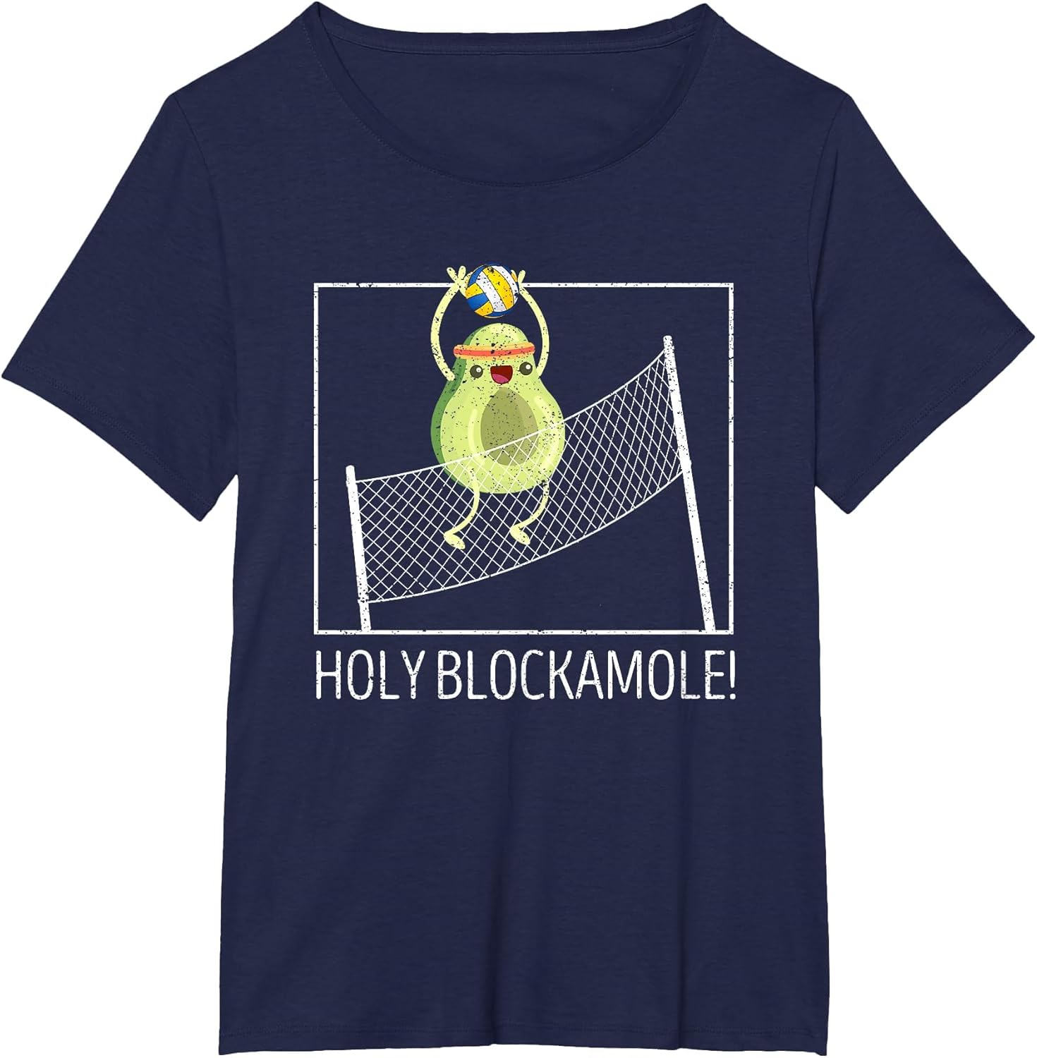 Holy Blockamole Volleyball Funny Sports Coach Player Blocker