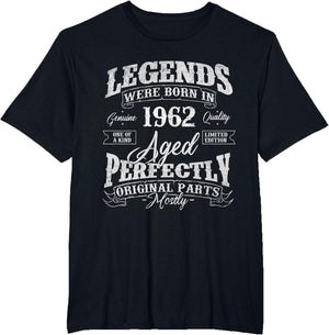 Legends were Born in 1962 Year of Birth Birthday