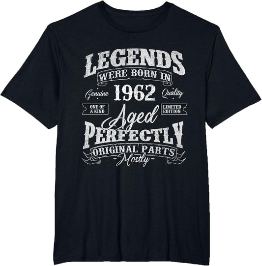 Legends were Born in 1962 Year of Birth Birthday